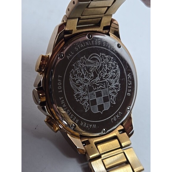 Vince Camuto Rose Gold Chronograph Womens Watch VC5156 New Battery Crystals - Picture 11 of 11